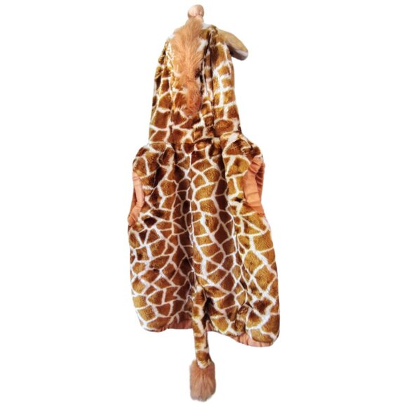 Giraffe Toddler Costume 24mos Halloween Plushy Animal Costume Warm Cuddly - Picture 6 of 9